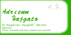 adrienn hajgato business card